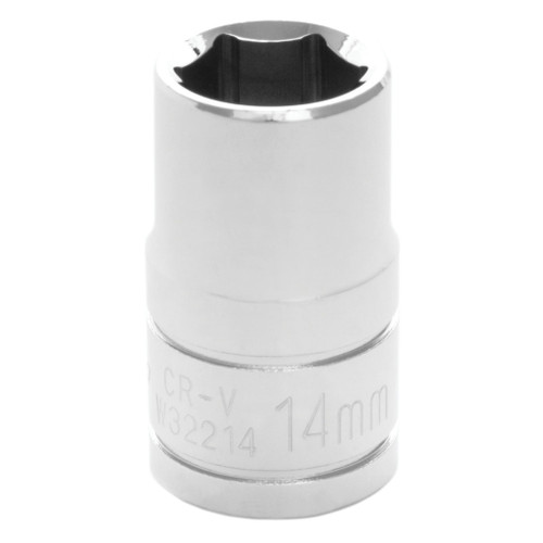 PERFORMANCE TOOL 1/2" DRIVE 14MM 6PT. SOCKET