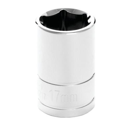 PERFORMANCE TOOL 1/2" DRIVE 17MM 6PT. SOCKET