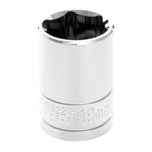 PERFORMANCE TOOL 1/2" DRIVE 19MM 6PT. SOCKET