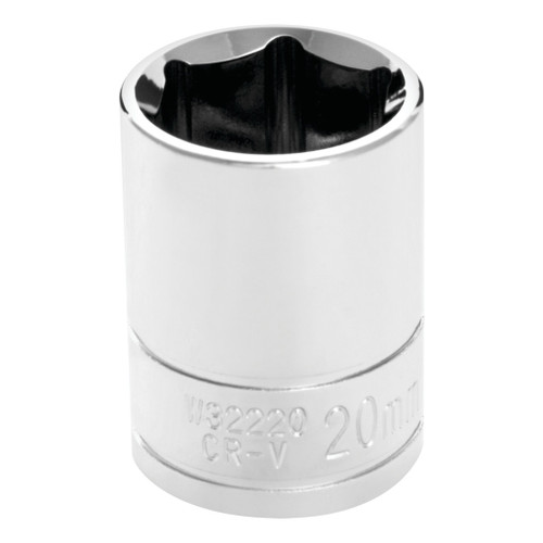 PERFORMANCE TOOL 1/2" DRIVE 20MM 6PT. SOCKET