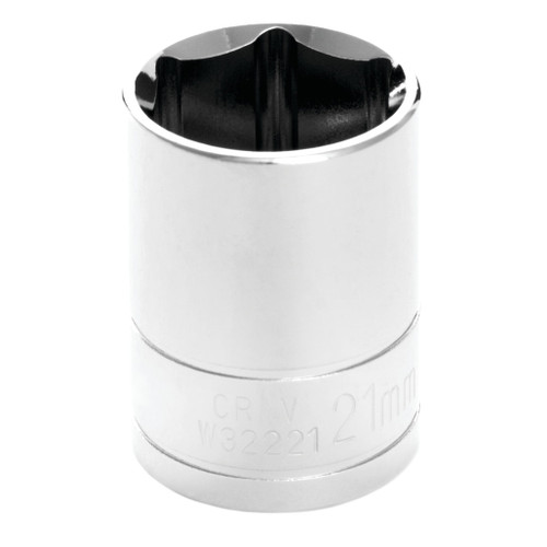 PERFORMANCE TOOL 1/2" DRIVE 21MM 6PT. SOCKET