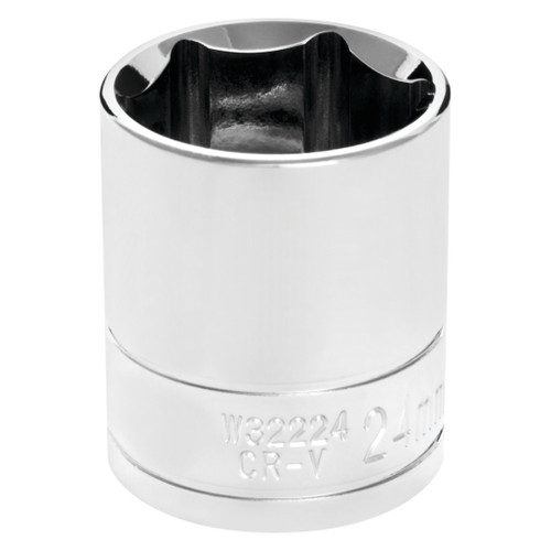 PERFORMANCE TOOL 1/2" DRIVE 24MM 6PT. SOCKET