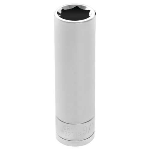 PERFORMANCE TOOL 1/2" DRIVE 9/16" 6PT. DEEP SOCKET