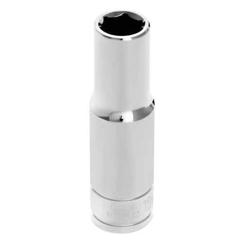PERFORMANCE TOOL 1/2" DRIVE 12MM 6PT. DEEP SOCKET