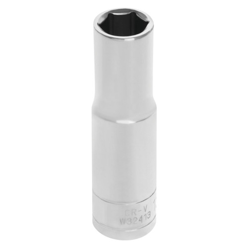 PERFORMANCE TOOL 1/2" DRIVE 13MM 6PT. DEEP SOCKET