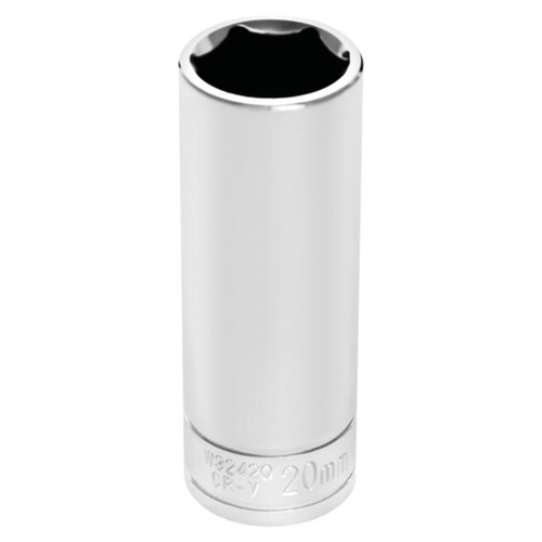 PERFORMANCE TOOL 1/2" DRIVE 20MM 6PT. DEEP SOCKET