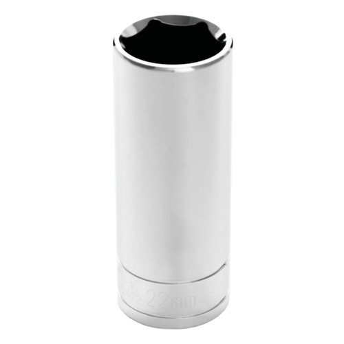 PERFORMANCE TOOL 1/2" DRIVE 22MM 6PT. DEEP SOCKET