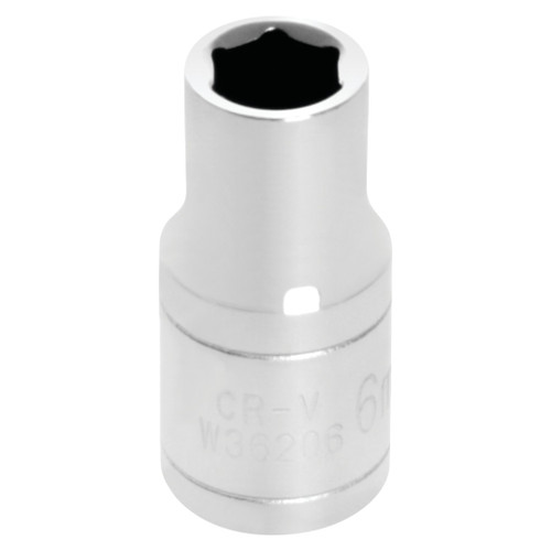 PERFORMANCE TOOL 1/4" DRIVE 6MM 6PT. SOCKET