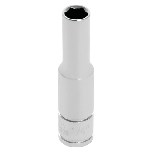 PERFORMANCE TOOL 1/4" DRIVE 1/4" 6PT. DEEP SOCKET