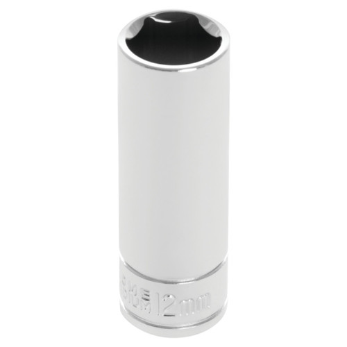 PERFORMANCE TOOL 1/4" DRIVE 12MM 6PT. DEEP SOCKET