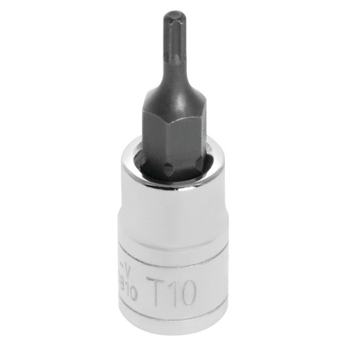 PERFORMANCE TOOL 1/4" DRIVE T10 STAR BIT SOCKET