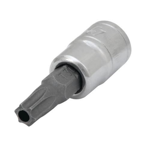 PERFORMANCE TOOL 1/4" DRIVE T30 TAMPER RESISTANT STAR BIT SOCKET