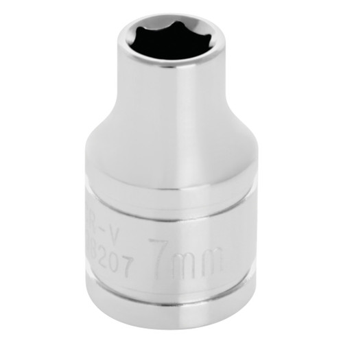 PERFORMANCE TOOL 3/8" DRIVE 7MM STANDARD 6PT. SOCKET
