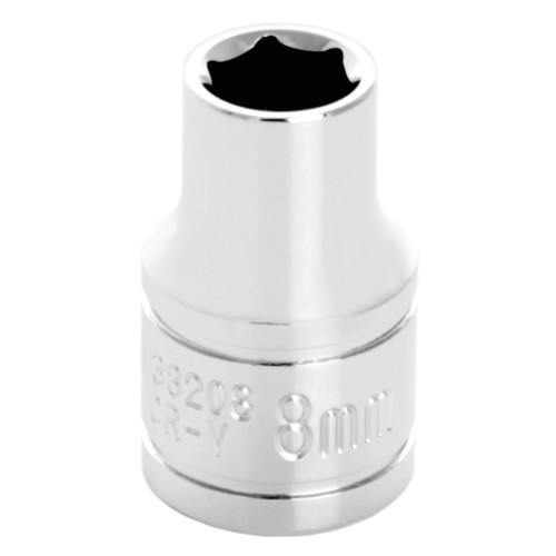 PERFORMANCE TOOL 3/8" DRIVE 8MM STANDARD 6PT. SOCKET