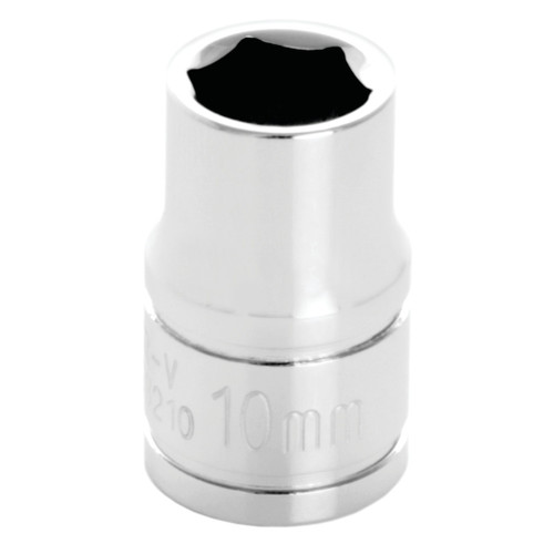 PERFORMANCE TOOL 3/8" DRIVE 10MM STANDARD 6PT. SOCKET