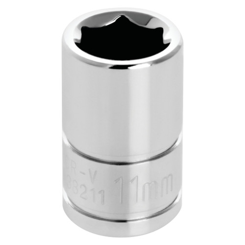 PERFORMANCE TOOL 3/8" DRIVE 11MM STANDARD 6PT. SOCKET