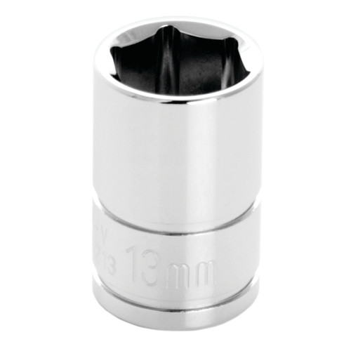PERFORMANCE TOOL 3/8" DRIVE 13MM STANDARD 6PT. SOCKET