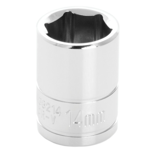 PERFORMANCE TOOL 3/8" DRIVE 14MM STANDARD 6PT. SOCKET