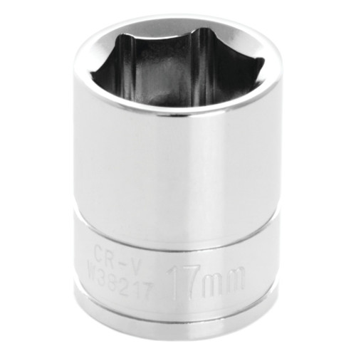 PERFORMANCE TOOL 3/8" DRIVE 17MM STANDARD 6PT. SOCKET