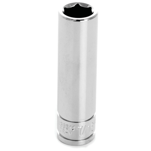 PERFORMANCE TOOL 3/8" DRIVE 7/16" 6PT. DEEP SOCKET