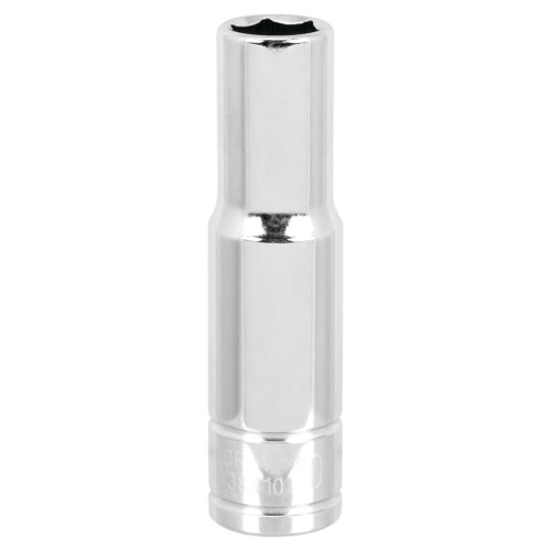 PERFORMANCE TOOL 3/8" DRIVE 10MM 6PT. DEEP SOCKET