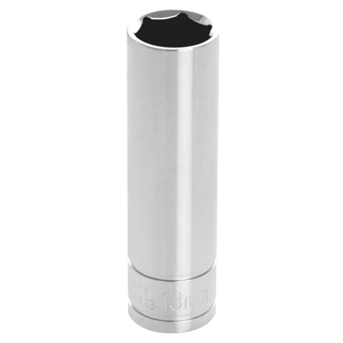 PERFORMANCE TOOL 3/8" DRIVE 13MM 6PT. DEEP SOCKET