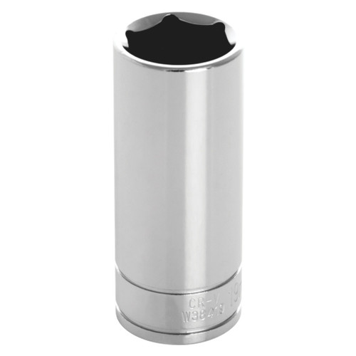 PERFORMANCE TOOL 3/8" DRIVE 19MM 6PT. DEEP SOCKET