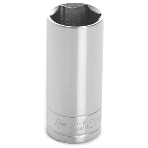 PERFORMANCE TOOL 3/8" DRIVE 21MM 6PT. DEEP SOCKET