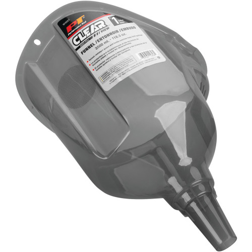 PERFORMANCE TOOL CLEAR VIEW EASY-FILL FUNNEL 1 GALLON