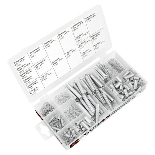 PERFORMANCE TOOL 200-PIECE SPRING ASSORTMENT