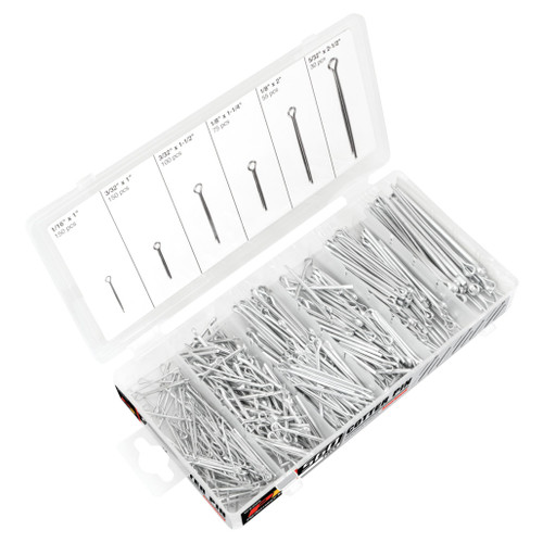 PERFORMANCE TOOL 560-PIECE  COTTER PIN ASSORTMENT