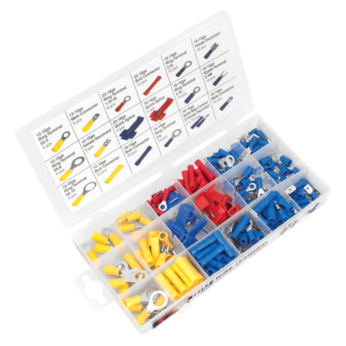 PERFORMANCE TOOL 160-PIECE WIRE TERMINAL ASSORTMENT
