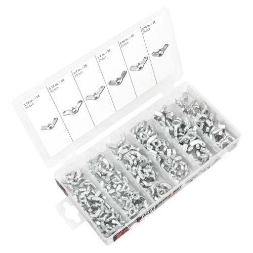 PERFORMANCE TOOL 150-PIECE WING NUT ASSORTMENT