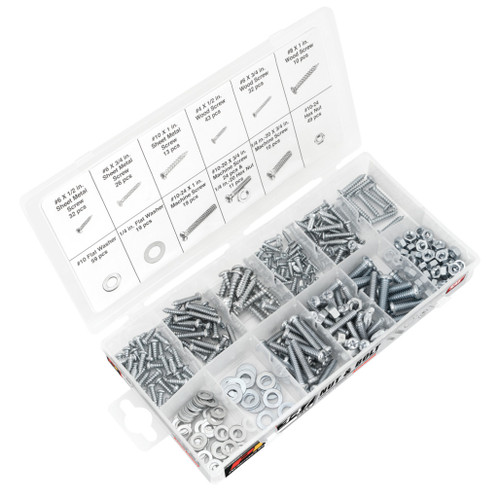 PERFORMANCE TOOL 347-PIECE SAE NUTS & BOLTS ASSORTMENT