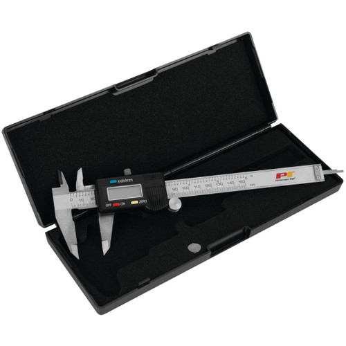 PERFORMANCE TOOL 6" STAINLESS STEEL DIGITAL CALIPER