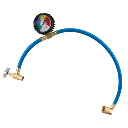 PERFORMANCE TOOL RECHARGE HOSE AND GAUGE R134A