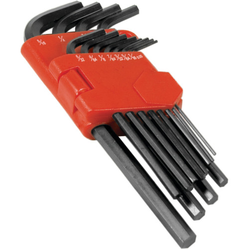 PERFORMANCE TOOL 12-PIECE SAE LONG HEX KEY SET
