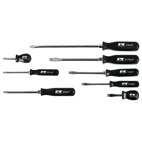 PERFORMANCE TOOL 8-PIECE PROFESSIONAL SCREWDRIVER SET
