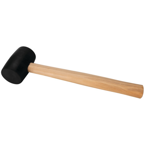 PROJECT PRO 8 OZ RUBBER MALLET WOOD HANDLE