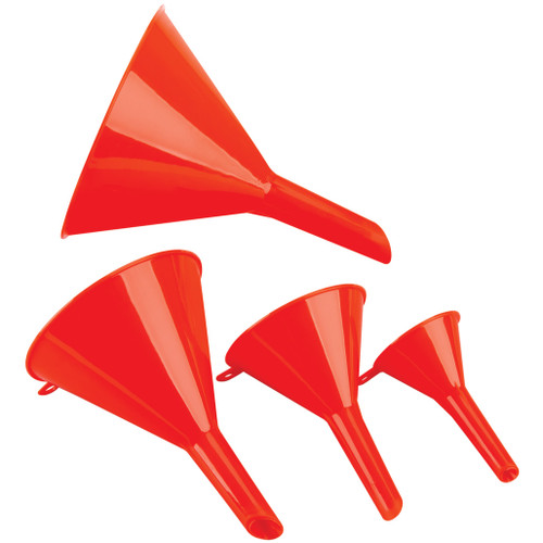 PROJECT PRO 4-PIECE PLASTIC FUNNELS