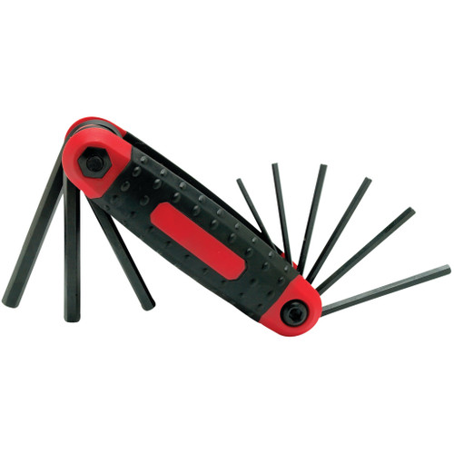PROJECT PRO 9-PIECE FOLDING SAE HEX KEY SET