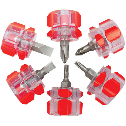 PROJECT PRO 6-PIECE MINI STUBBY SCREWDRIVER SET