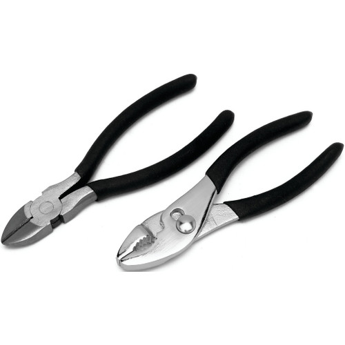PROJECT PRO 2-PIECE 6" PLIER SET (6" SLIP JOINT AND 6" DIAGONAL CUTTING PLIERS)