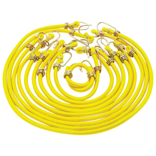 PROJECT PRO 10-PIECE ASSORTED BUNGEE CORD SET