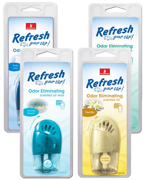 Refresh Odor Eliminating Oil Scented Oil Wick Air Fresheners - Scent:Alpine Meadow