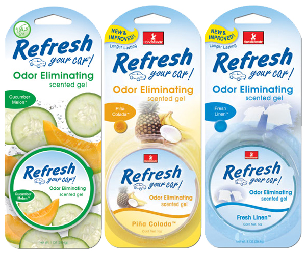 Refresh Odor Eliminating Gel Air Fresheners (1 oz) - Scent:Linen