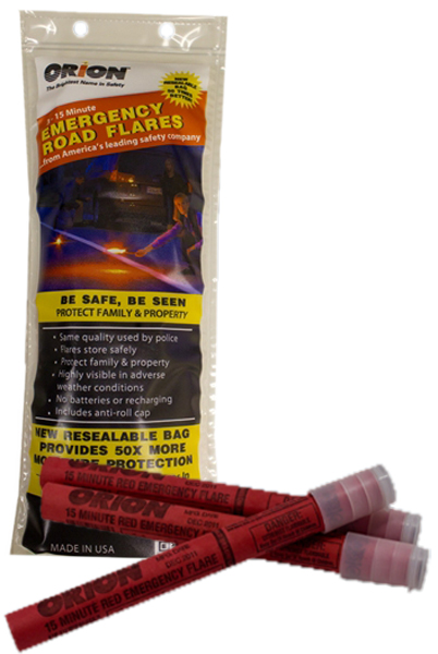 Orion Emergency Roadside Flares (3 Pack)