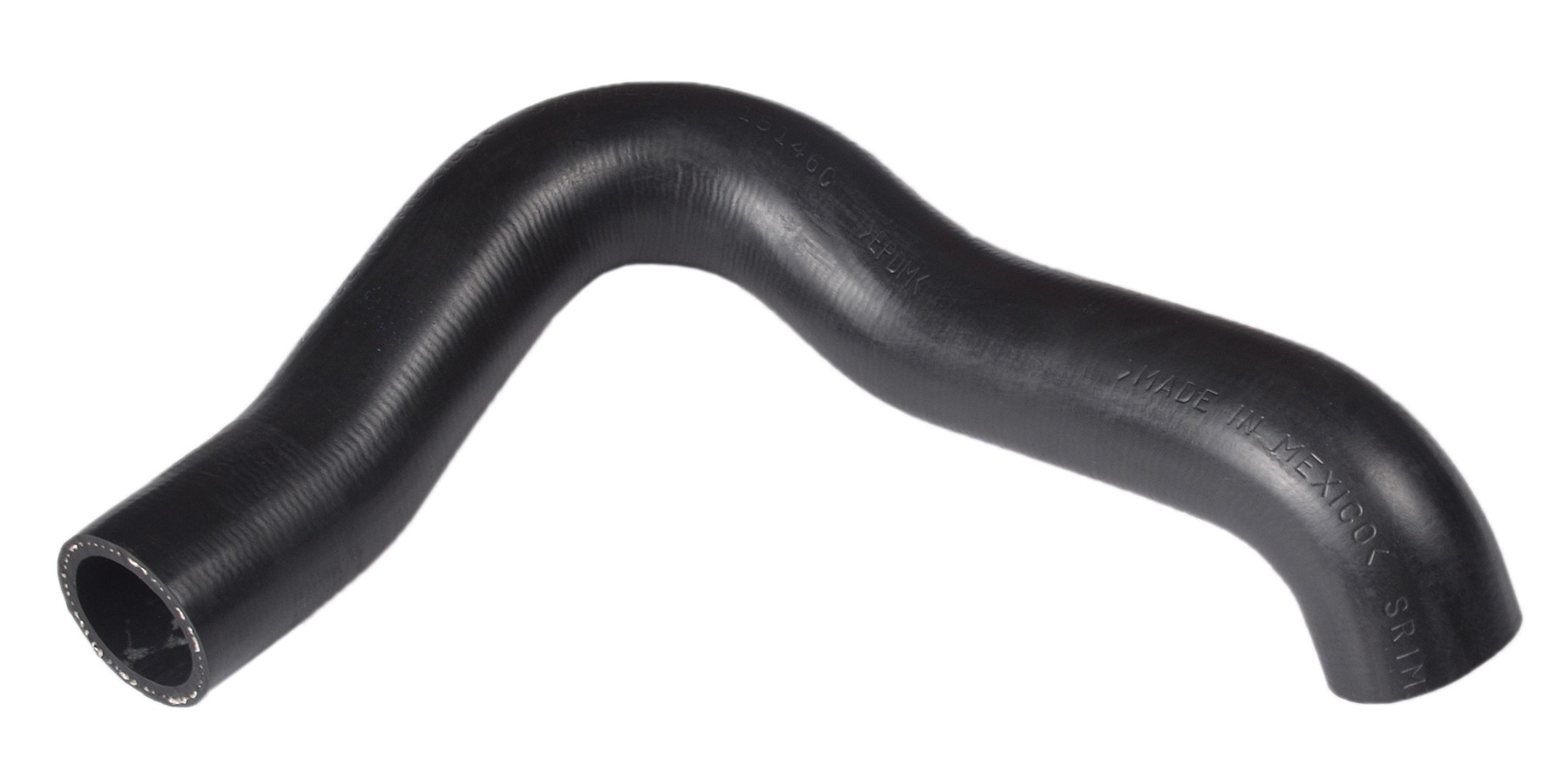 Designed to transfer glycol-based coolant throughout the vehicle's cooling system.  The EPDM tube and cover and the synthetic reinforcement meets or exceeds SAE 20R4EC Class D1 specifications. Exact OEM configuration ensures a perfect fit.