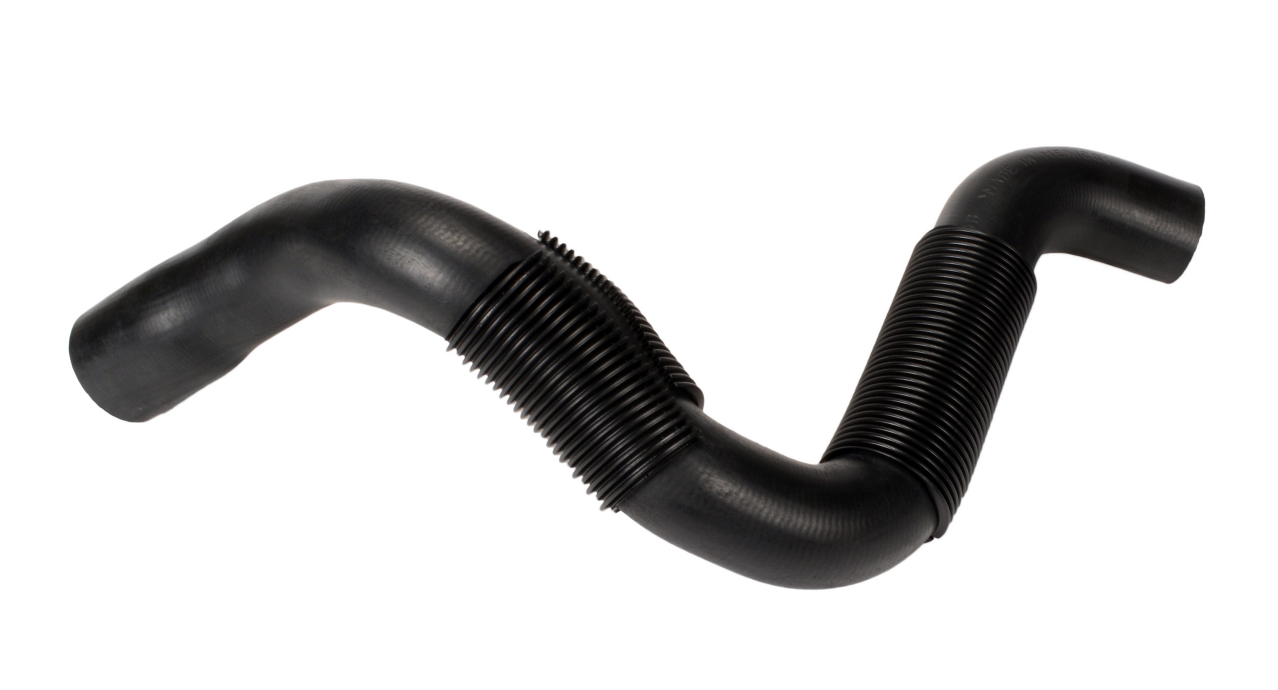 Designed to transfer glycol-based coolant throughout the vehicle's cooling system.  The EPDM tube and cover and the synthetic reinforcement meets or exceeds SAE 20R4EC Class D1 specifications. Exact OEM configuration ensures a perfect fit.