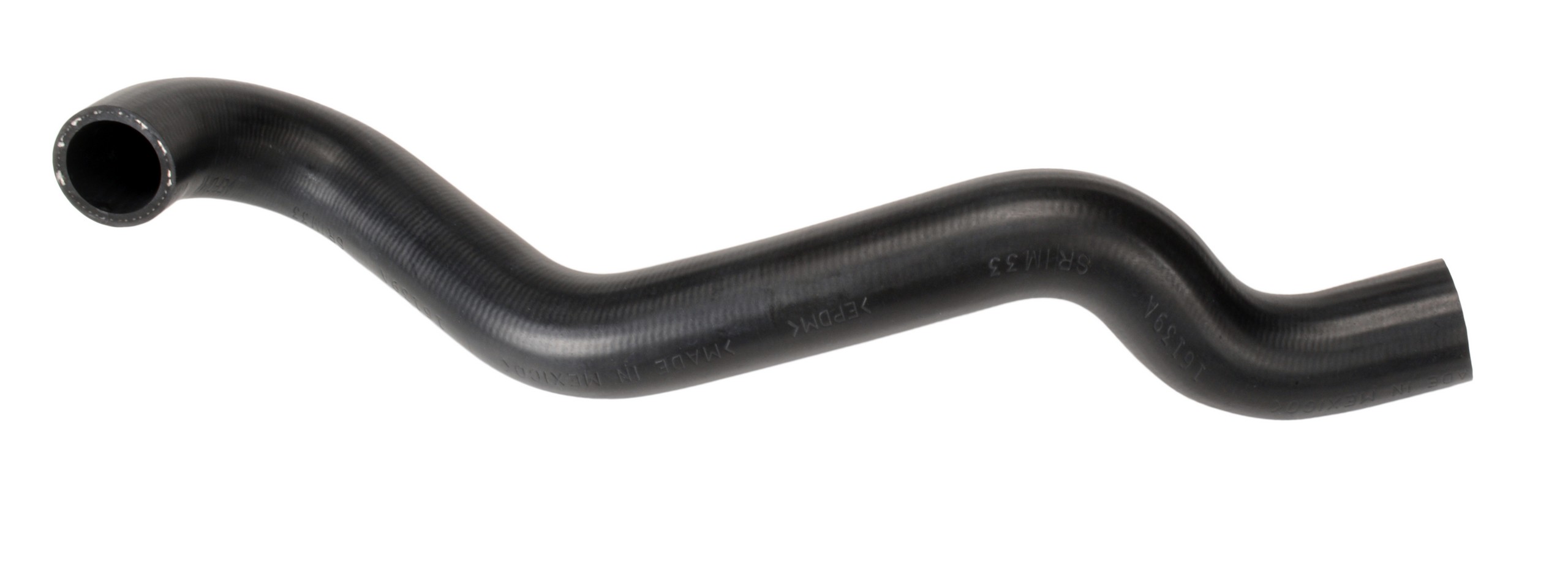 Designed to transfer glycol-based coolant throughout the vehicle's cooling system.  The EPDM tube and cover and the synthetic reinforcement meets or exceeds SAE 20R4EC Class D1 specifications. Exact OEM configuration ensures a perfect fit.